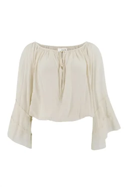 Bluse Yira Boho Ecru