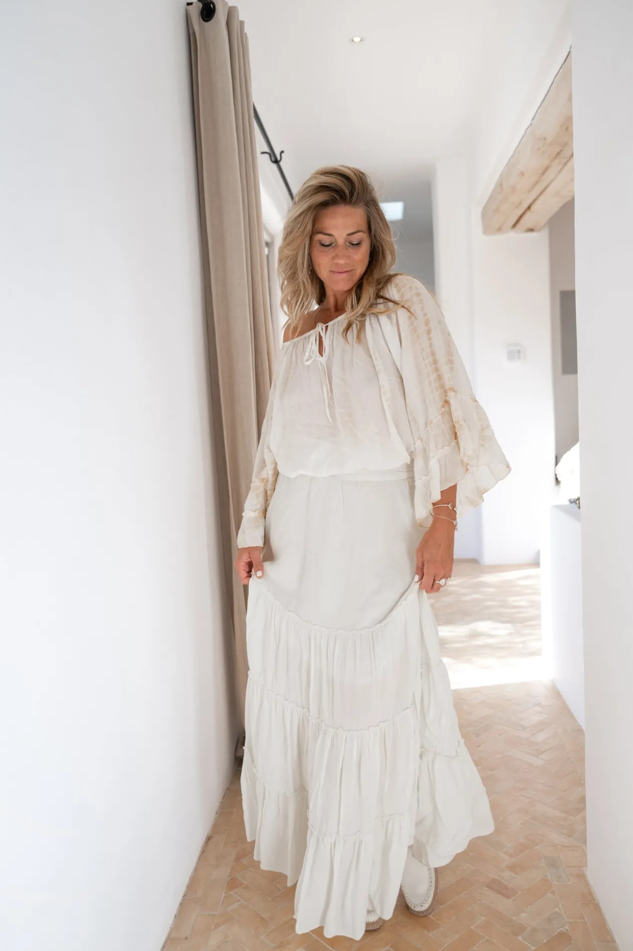 Bluse Yira Boho Powder Tye Dye