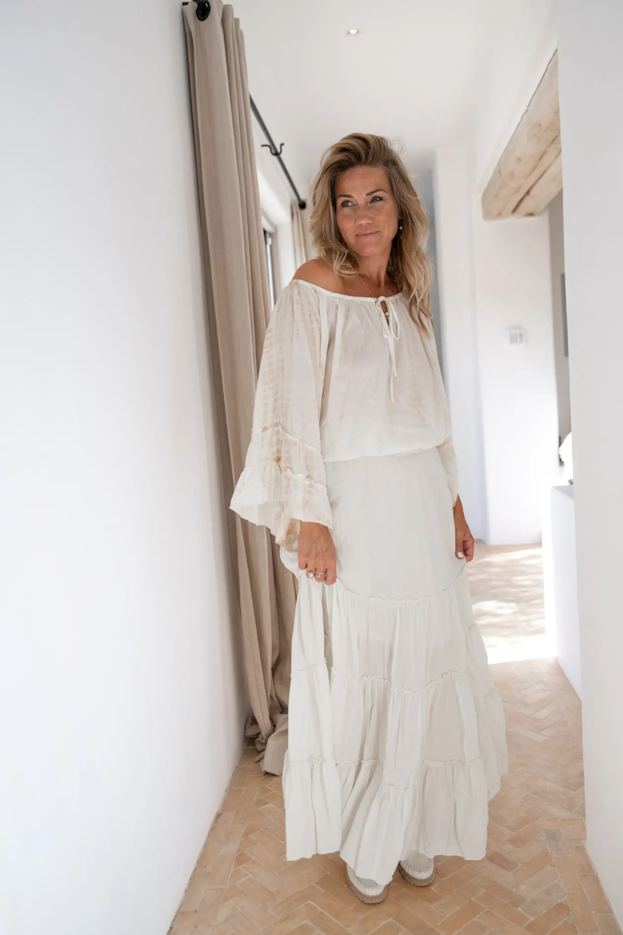 Bluse Yira Boho Powder Tye Dye