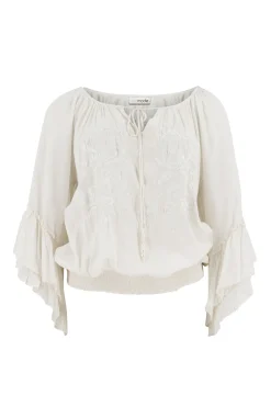 Bluse Yira Navarra Elfenbein