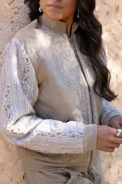 Bomberjacke Corazon Sand