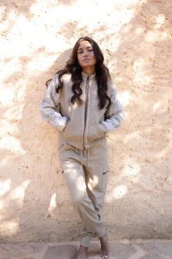 Bomberjacke Corazon Sand