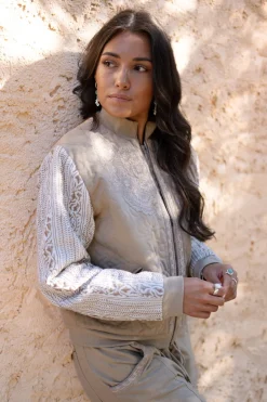 Bomberjacke Corazon Sand