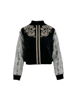 Bomberjacke Corazon Schwarz