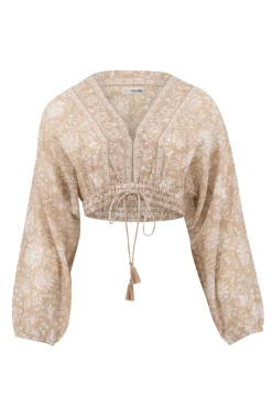 Crop Bluse Jesenia Natural