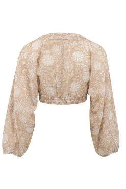 Crop Bluse Jesenia Natural