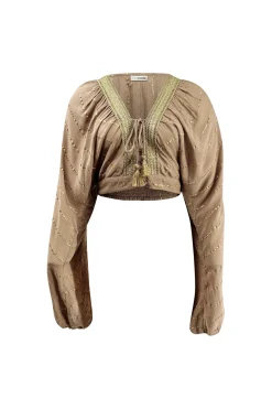 Crop Top Emika Light Taupe