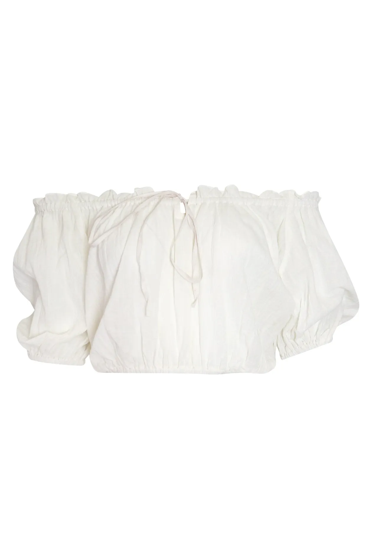 Crop Top Gypsy Elfenbein