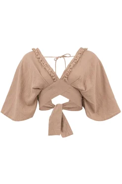 Crop Top Lio Brown