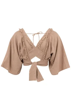 Crop Top Lio Brown