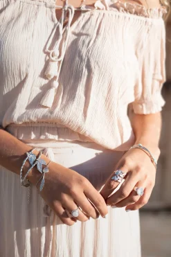 Crop Top Rabel Flower Light Taupe