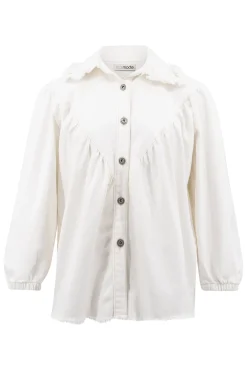 Denim Bluse Pancha Off White