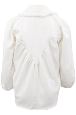 Denim Bluse Pancha Off White