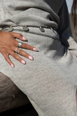 Elin Strickkleid Grau