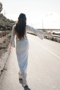 Elin Strickkleid Grau