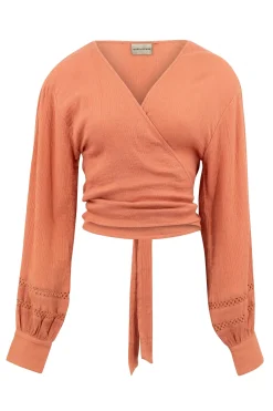 Evelin Wrap Top Terra