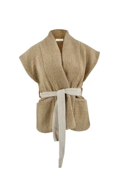 Fellweste Corazon Sand