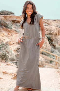 Flair Top Ioua Dunkel taupe