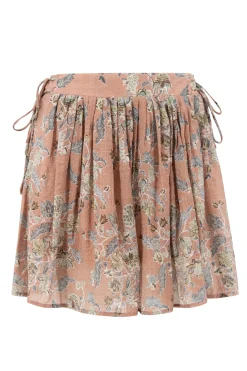 Flora Bedruckter Rock Multi Colour Old Rose