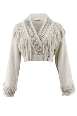 Fransentop Esthetica Ecru