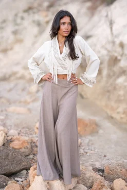 Fransentop Esthetica Ecru