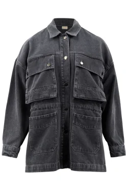 Gael Denim Jacke Stone Grey