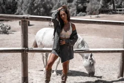 Gael Denim Rock Steingrau