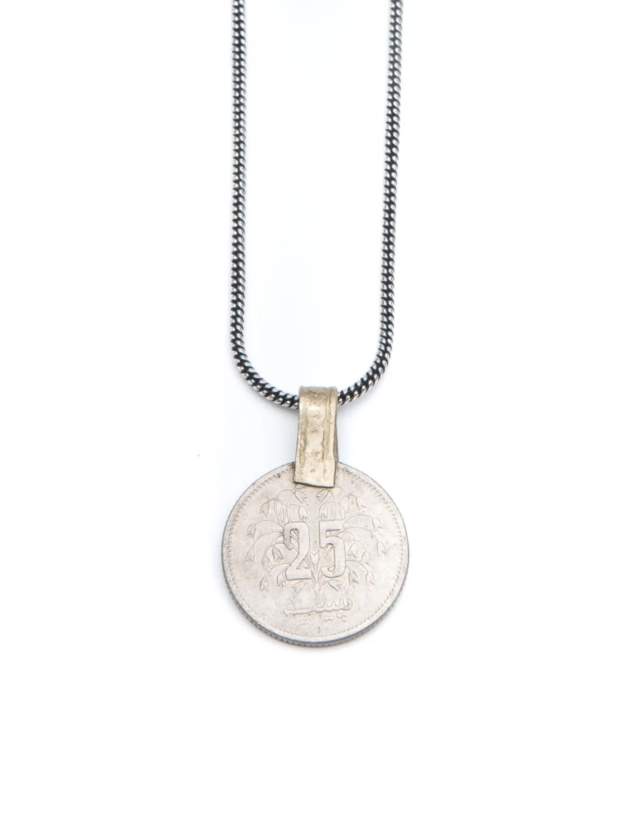 Große Münz-Halskette - 80cm