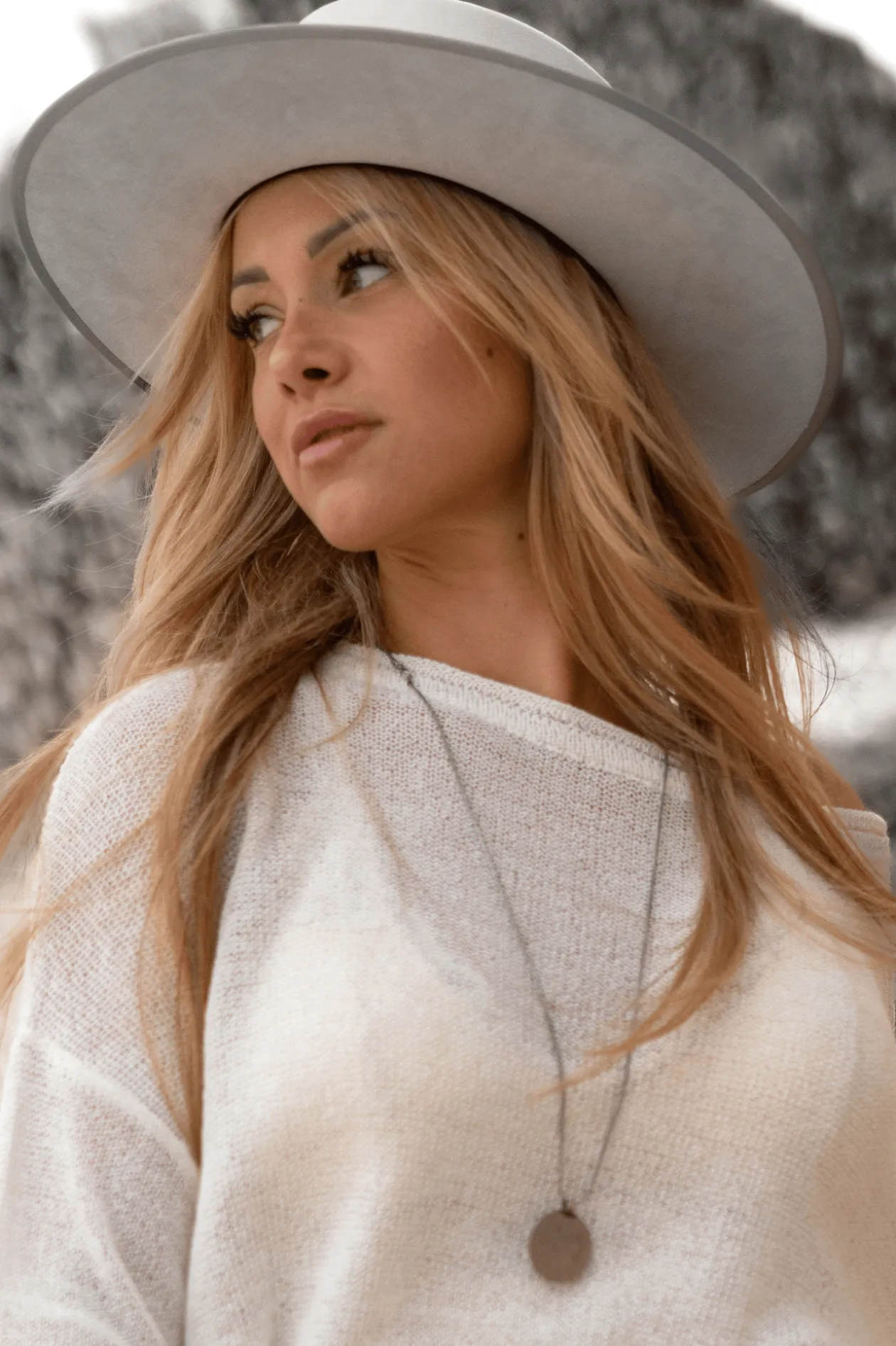 Große Münz-Halskette - 80cm