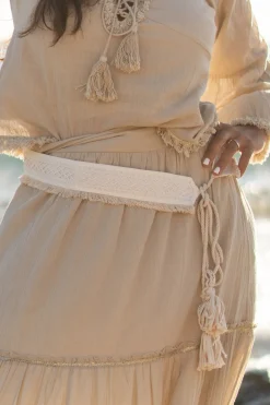 Gürtel Rosa Nyx Elfenbein