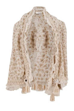 Halstuch Ana Solana Leopard Natural