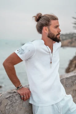 Hemd Chano Mandala Weiß