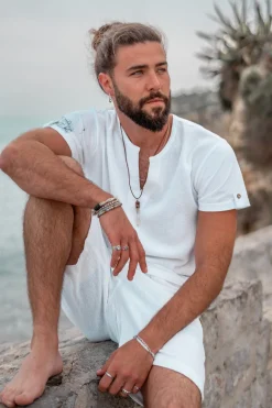 Hemd Chano Mandala Weiß