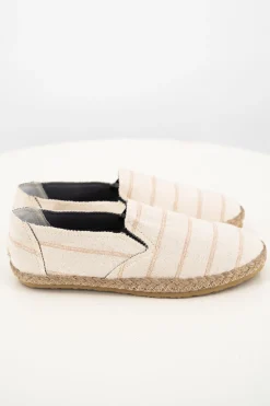 Herren Espadrilles Andres Streifen Beige
