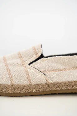 Herren Espadrilles Andres Streifen Beige