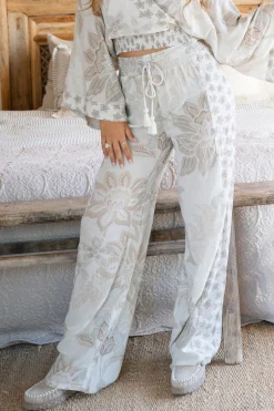 Hose Brisa Blume Elfenbein