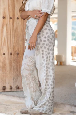 Hose Brisa Blume Elfenbein