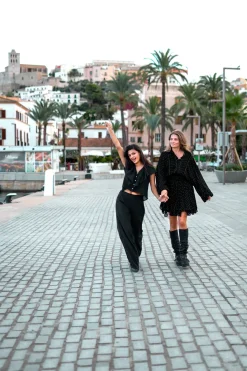 Hose Sparkle Schwarz