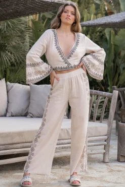 Hose Tonia Resort Elfenbein