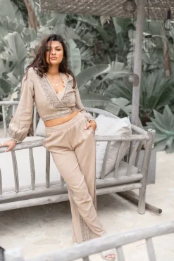 Hose Tonia Scorva Sand