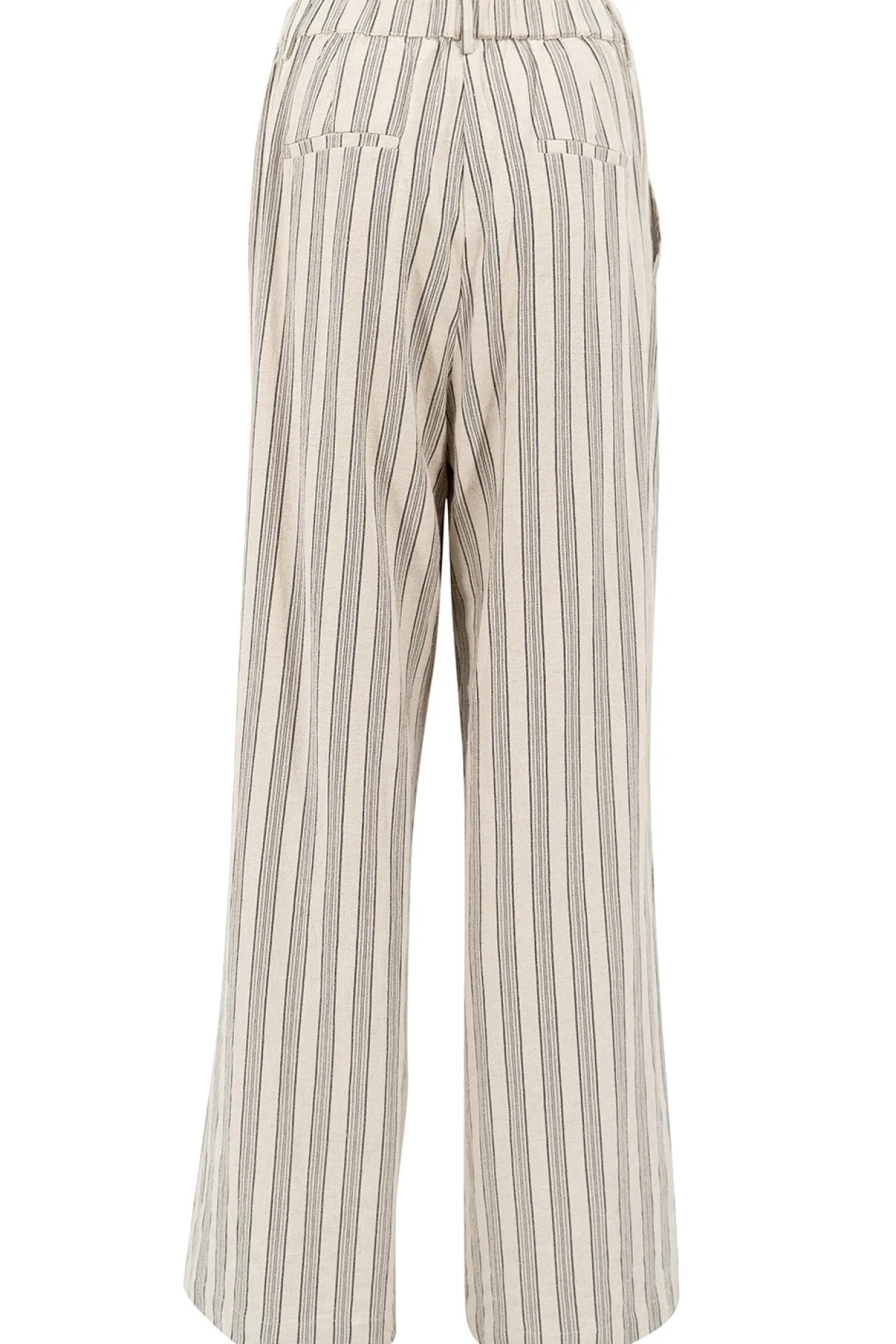 Ivy Gestreifte Hose Gestreift Beige/Schwarz