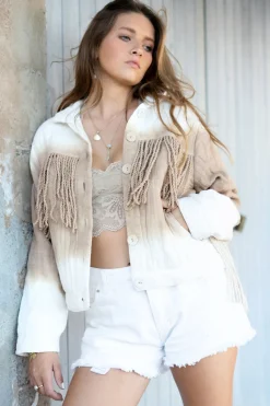 Jacke Matiz Ombre Elfenbein