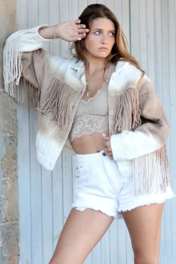 Jacke Matiz Ombre Elfenbein