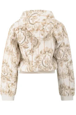 Jacke Nyra Barock Weiß Druck