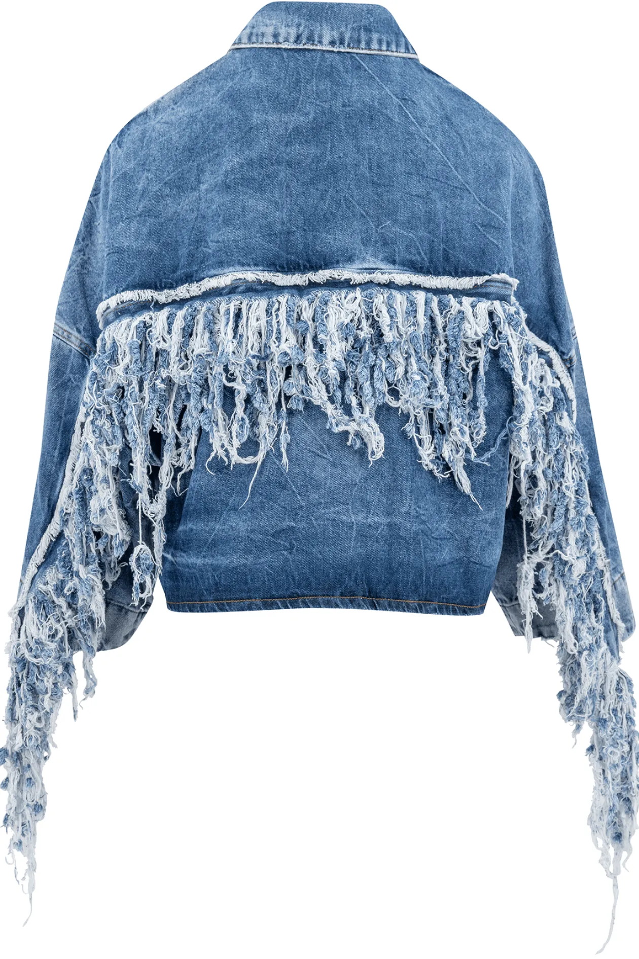 Jacke Savannah Fransen Blau