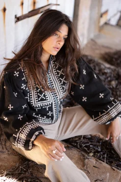 Jacke Sonrisa Schwarz