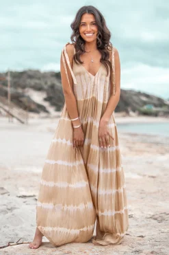 Jumpsuit Alma Tie Dye Sand/ Beige