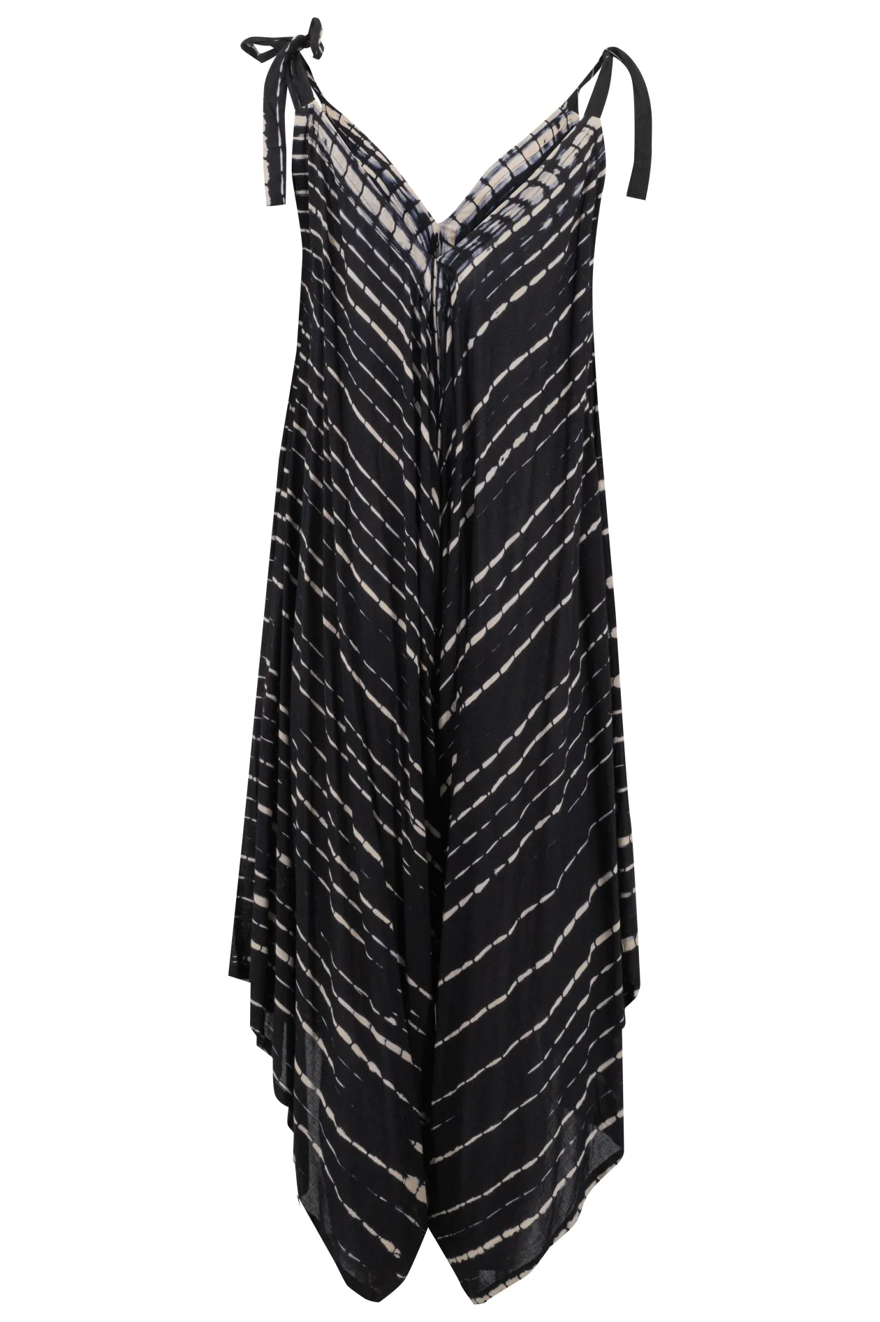 Jumpsuit Alma Tie Dye Schwarz