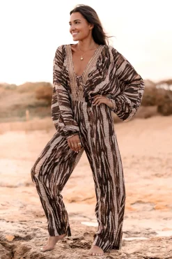 Jumpsuit Emika Brauner Druck