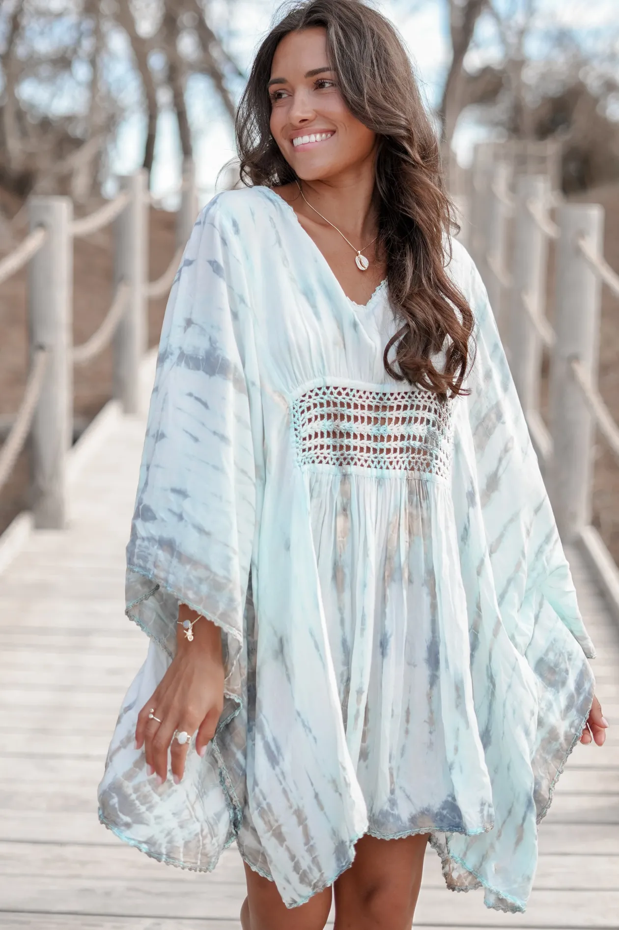 Kaftan Aqua